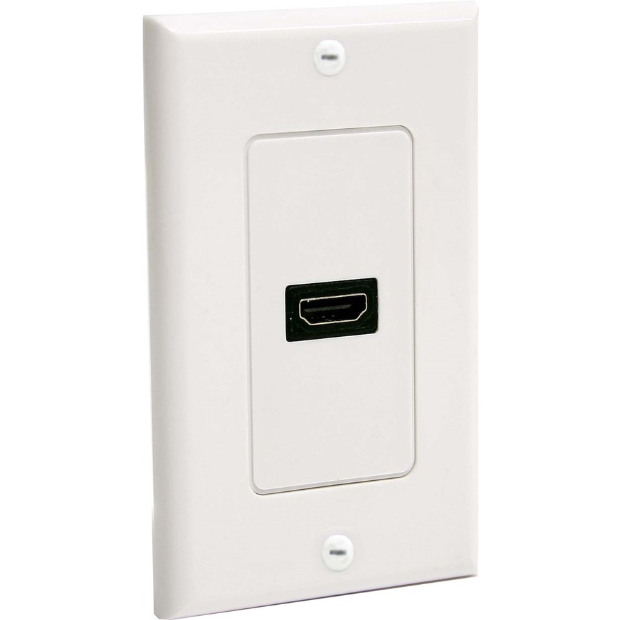 StarTech.com Single Outlet Female HDMI�® Wall Plate White