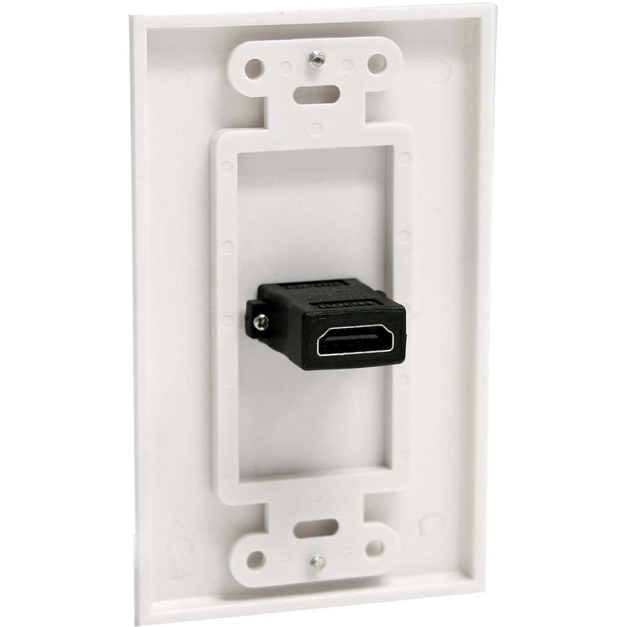 StarTech.com Single Outlet Female HDMI�® Wall Plate White - Image 2