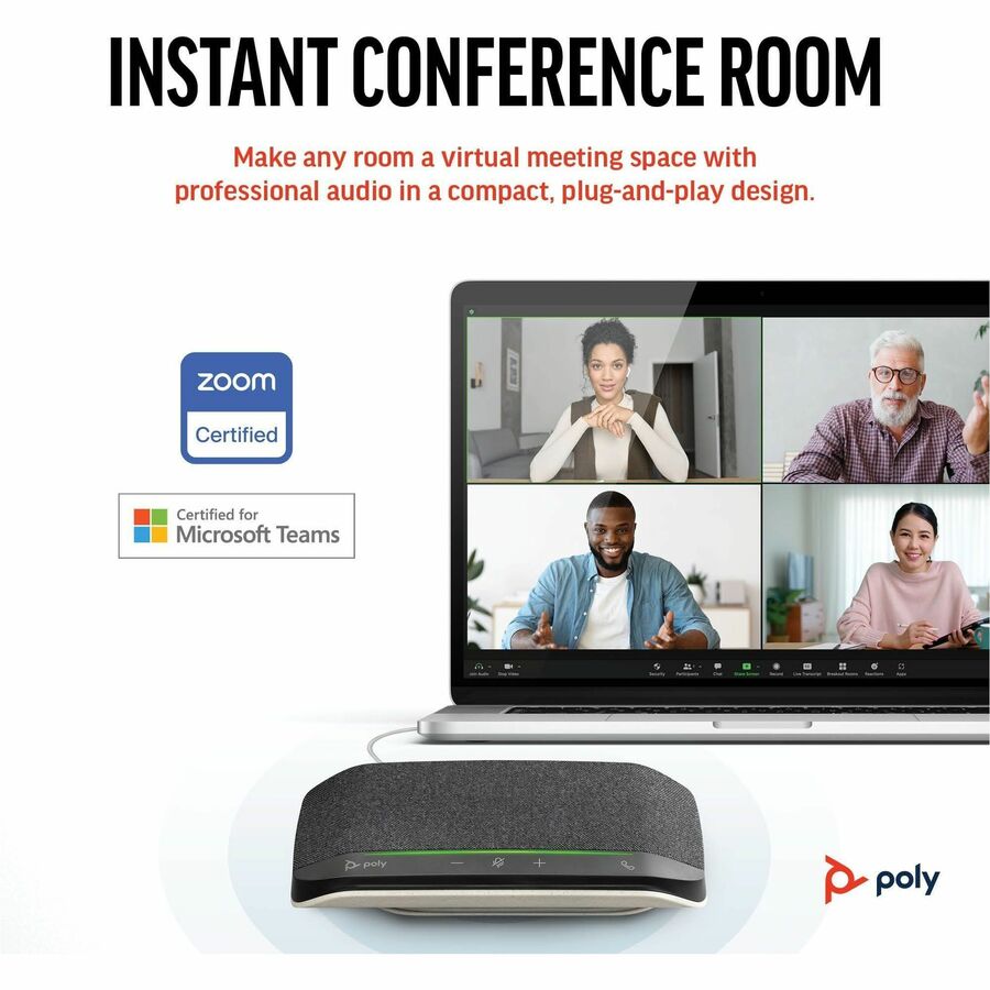 Poly Sync 10 USB-A USB-C Speakerphone - Image 4
