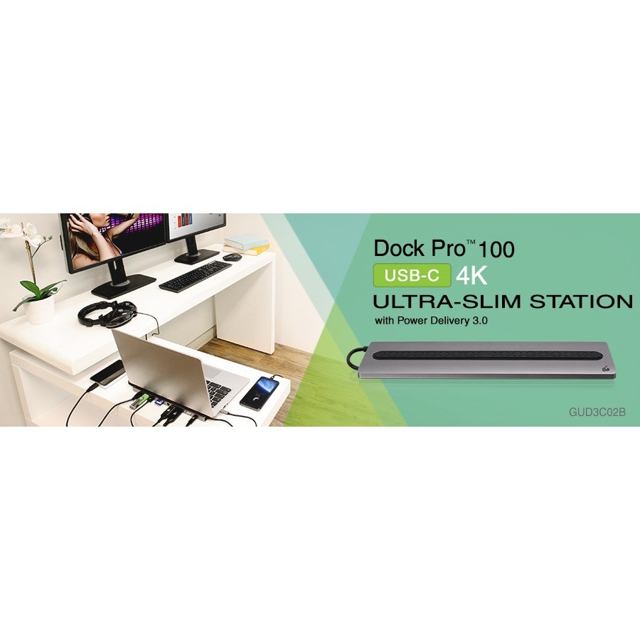 IOGEAR Dock Pro 100 USB-C 4K Ultra-Slim Station - Image 7