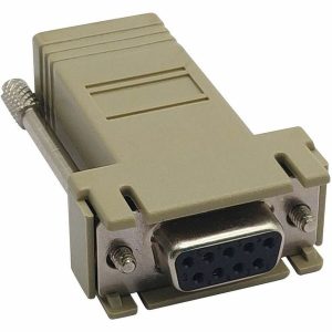 Eaton Tripp Lite Series Modular Serial Adapter Straight-Through Wiring (DB9 F to RJ45 F)