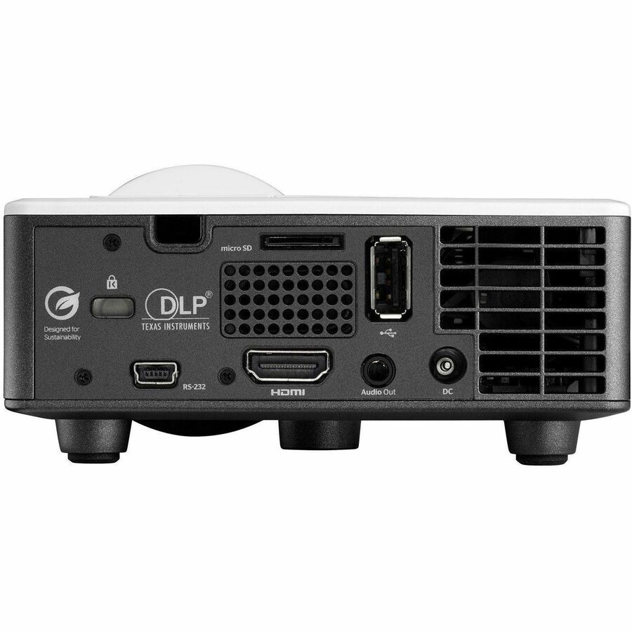 Optoma ML1050STi 3D Ready Short Throw DLP Projector - 16:10 - White - Image 10