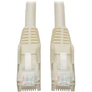 Eaton Tripp Lite Series Cat6 Gigabit Snagless Molded (UTP) Ethernet Cable (RJ45 M/M), PoE, White, 14 ft. (4.27 m)