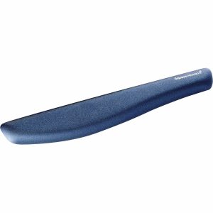 Fellowes&reg; PlushTouch&trade; Foam Keyboard Wrist Rest with MICROBAN&reg; - Blue (9287401)