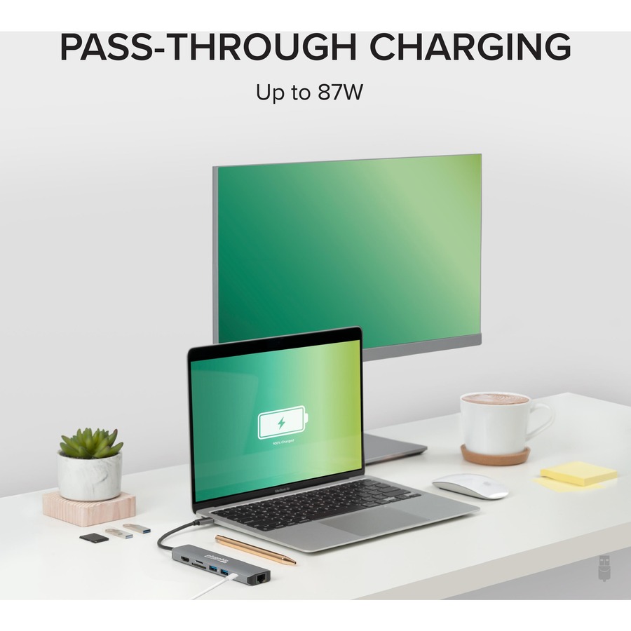 7-in-1 USB C Hub Multiport Adapter with Ethernet - Image 4
