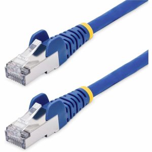 StarTech.com 3ft Blue CAT8 Ethernet Cable, Snagless RJ45, 25G/40G 2000MHz, 100W PoE, S/FTP, 26AWG Pure Bare Copper, LSZH Network Patch Cord