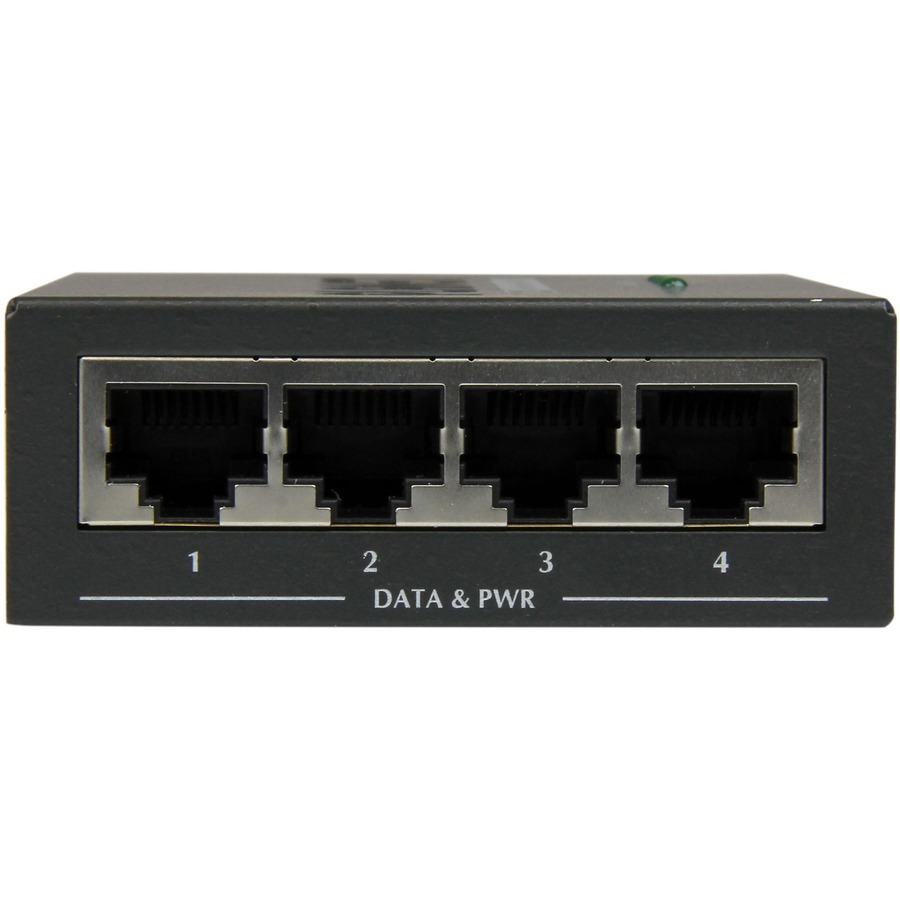 StarTech.com 4 Port Gigabit Midspan - PoE+ Injector - 802.3at and 802.3af - Image 3