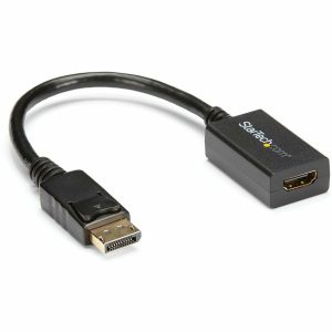 StarTech.com DisplayPort to VGA Adapter, Active DP to VGA Converter, 1080p Video DP to VGA Monitor Dongle, Latching DP Connector, Durable