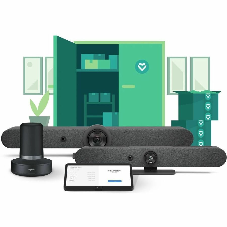 Logitech Rally Bar All-in-One Video Bar (Graphite, TAA Compliant) - Image 3