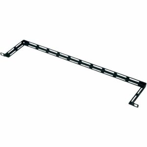 Middle Atlantic LBP Series Horizontal 4in Offset L-Shaped Rack Cable Management Lace Bar - 10 Pack