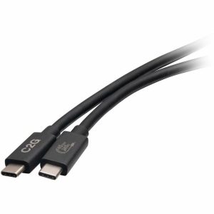 C2G 3.3ft (1m) USB 4.0 USB-C to C (48V 5A) 240W Charging Cable - Black