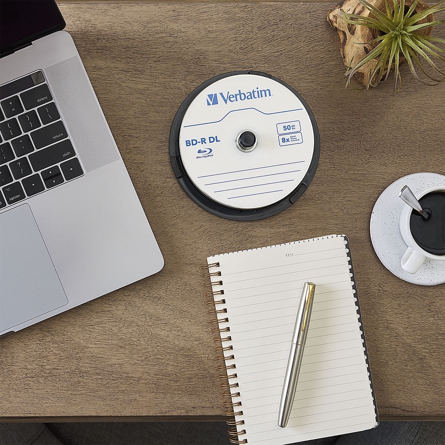 Verbatim BD-R DL 50GB 8X Verbatim, Hard Coat, 25pk Spindle - Image 3