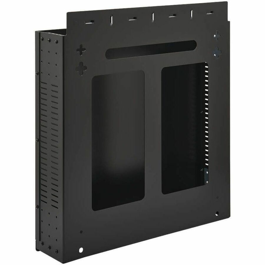Eaton Tripp Lite Series SmartRack 2U Low-Profile Vertical-Mount Vented Wall-Mount Mini Rack Enclosure, Black - Image 3
