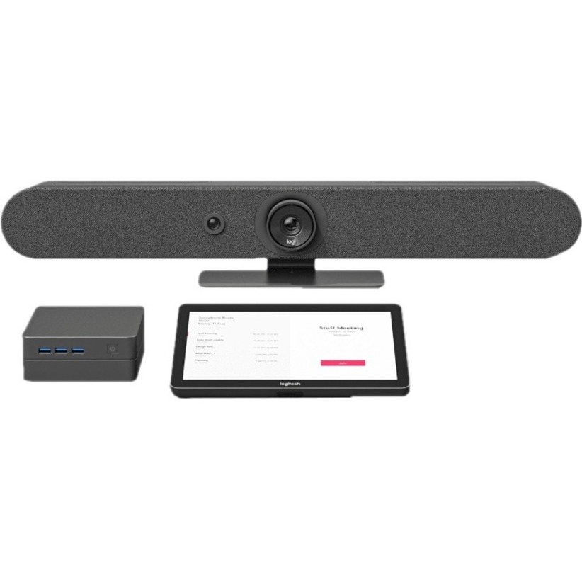 Logitech Rally Bar Mini All-In-One Video Bar for Small to Medium Rooms, Graphite - Image 5