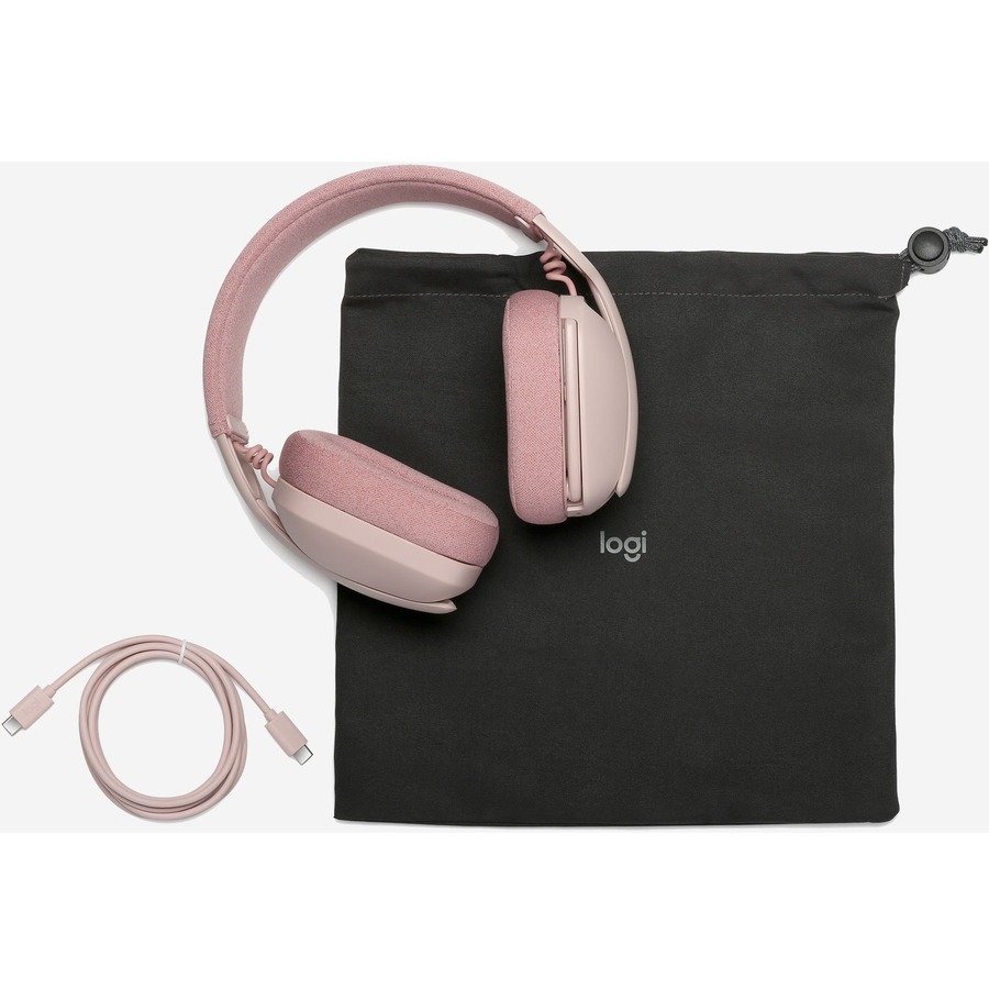 Logitech Zone Vibe 100 - Rose - Image 5