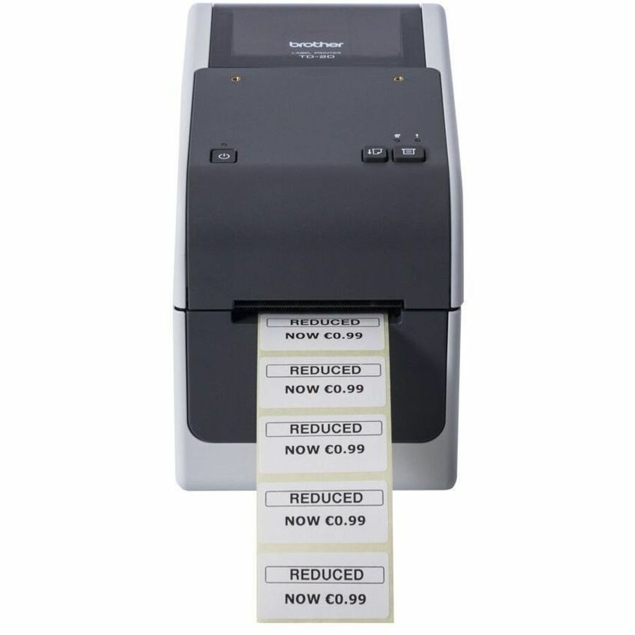 Brother TD-2320D203 Direct Thermal Printer - Monochrome - Desktop - Label Print - Ethernet - USB - USB Host - Serial - Image 5