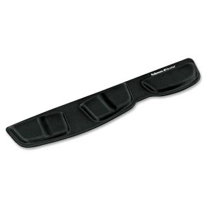Fellowes&reg; MICROBAN&reg; Memory Foam Keyboard Wrist Support - Black (9182801)