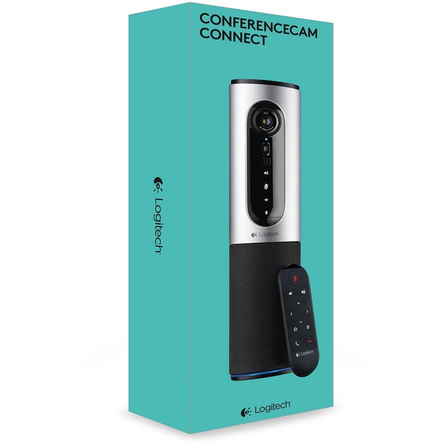 Logitech ConferenceCam Connect Video Conferencing Camera - Silver - USB - 1 Pack(s) - Image 2