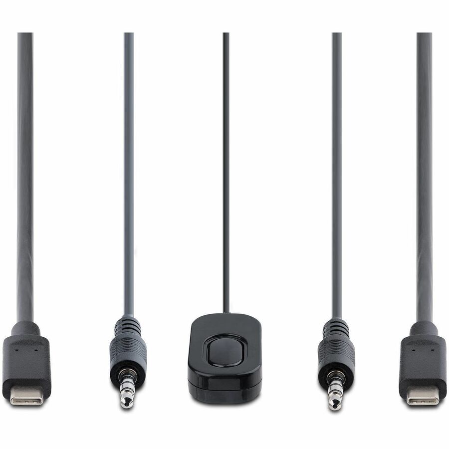 StarTech.com 2-Port USB-C Cable KVM Switch, 4K 60Hz DisplayPort Output, Compact KVM with 4ft/1.2m Integrated Host Cables, Bus Powered - Image 5