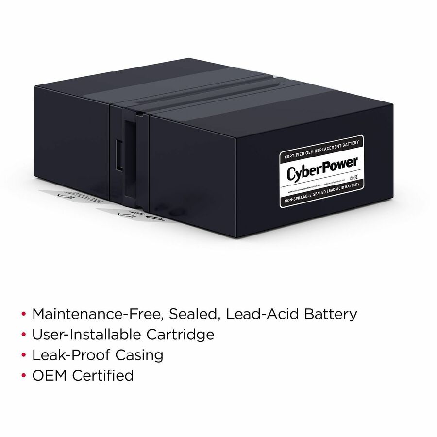 CyberPower RB1280X2B Replacement Battery Cartridge - Image 2
