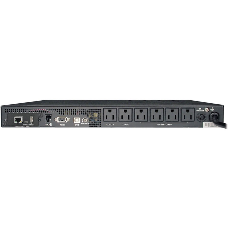 Eaton Tripp Lite Series SmartPro 120V 750VA 600W Line-Interactive Sine Wave UPS, 1U Rack/Vertical, Pre-installed WEBCARDLX Network Interface, USB, DB9 Serial - Image 3