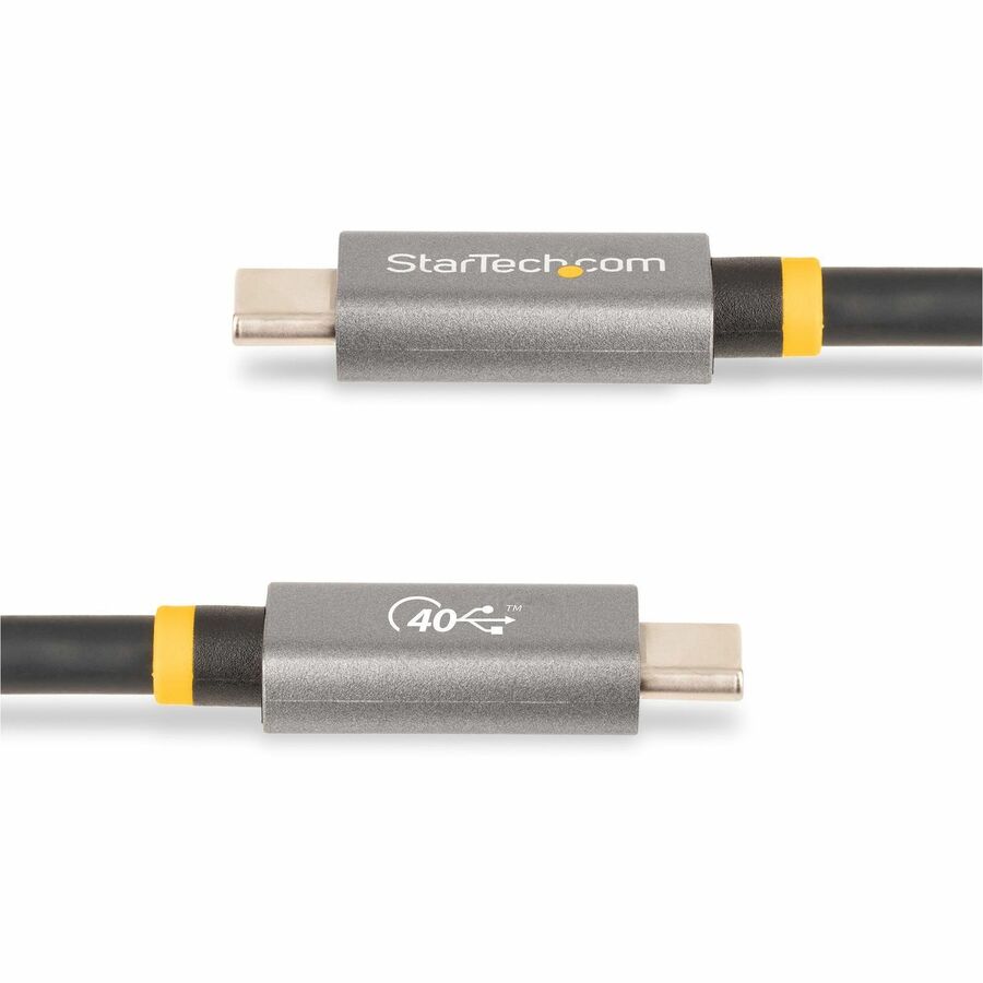 StarTech.com 3ft (1m) USB4 Cable, USB-IF Certified USB-C Cable, 40 Gbps, 100W, 8K 60Hz, Compatible w/Thunderbolt 4/3/USB 3.2, USB Type-C - Image 4