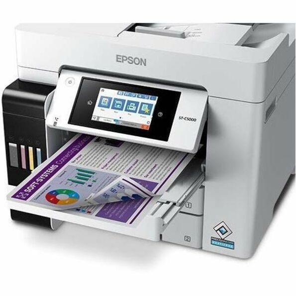 Epson WorkForce ST-C5000 Wireless Inkjet Multifunction Printer - Color - Image 4