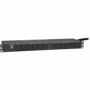 Eaton Tripp Lite Series 2.9kW Single-Phase 120V Basic PDU, 24 NEMA 5-15R Outlets, NEMA L5-30P Input, 15 ft. (4.57 m) Cord, 1U Rack-Mount