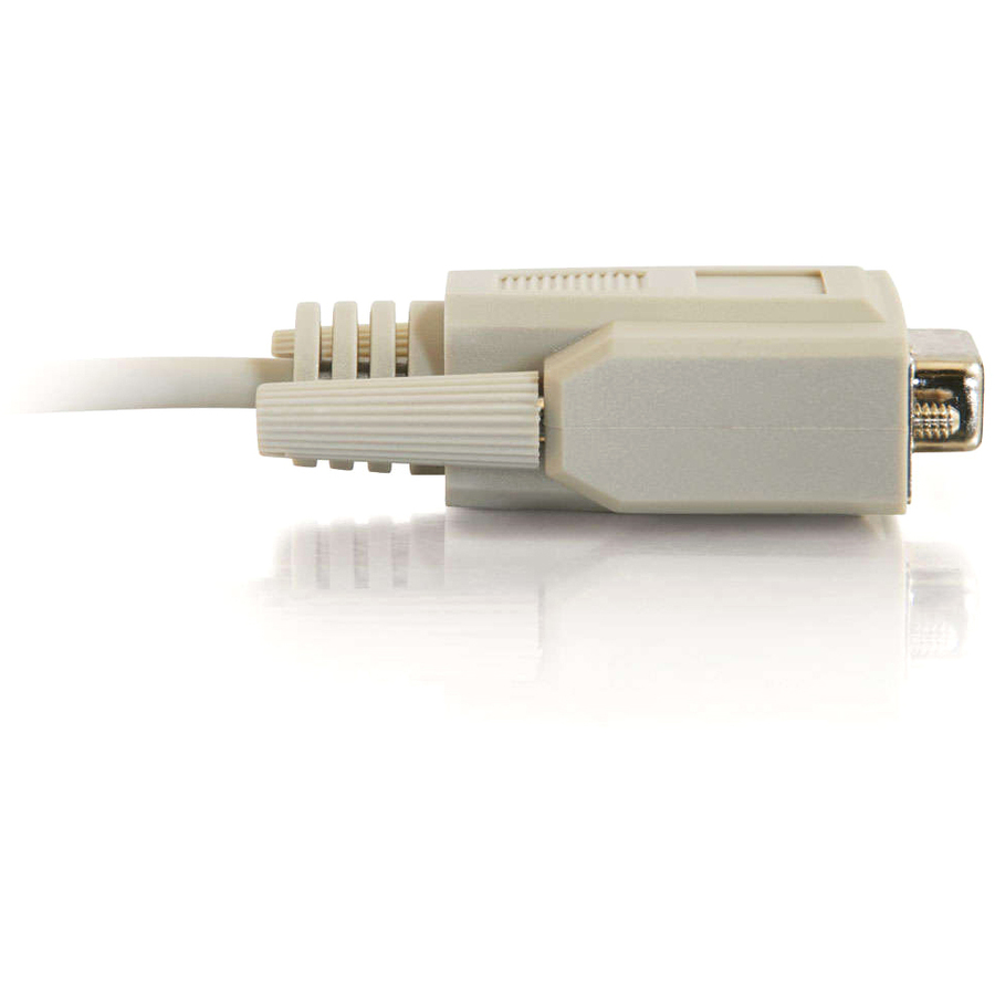 C2G 6ft DB9 F/F Null Modem Cable - Beige - Image 4