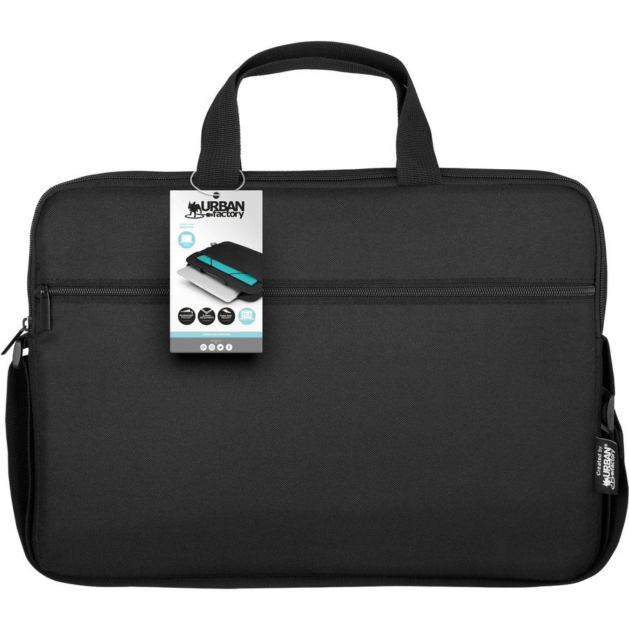 Urban Factory Nylee Carrying Case for 12" Notebook - Black - Image 2