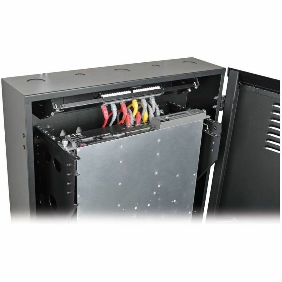 Eaton Tripp Lite Series SmartRack 2U Low-Profile Vertical-Mount Server-Depth Wall-Mount Rack Enclosure Cabinet - Image 3