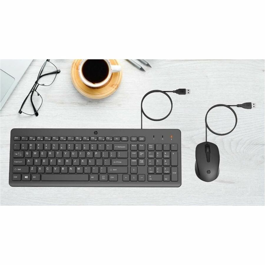 HP 150 Wired Mouse and Keyboard - Image 8