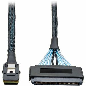 Eaton Tripp Lite Series Internal SAS Cable, mini-SAS (SFF-8087) to 4-in-1 32pin (SFF-8484), 3-ft (0.91 m)