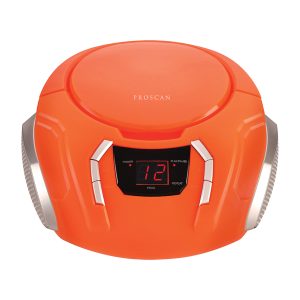 Proscan PRCD261-ORANGE Portable CD/AM/FM Radio Boom Box, PRCD261 (Orange)
