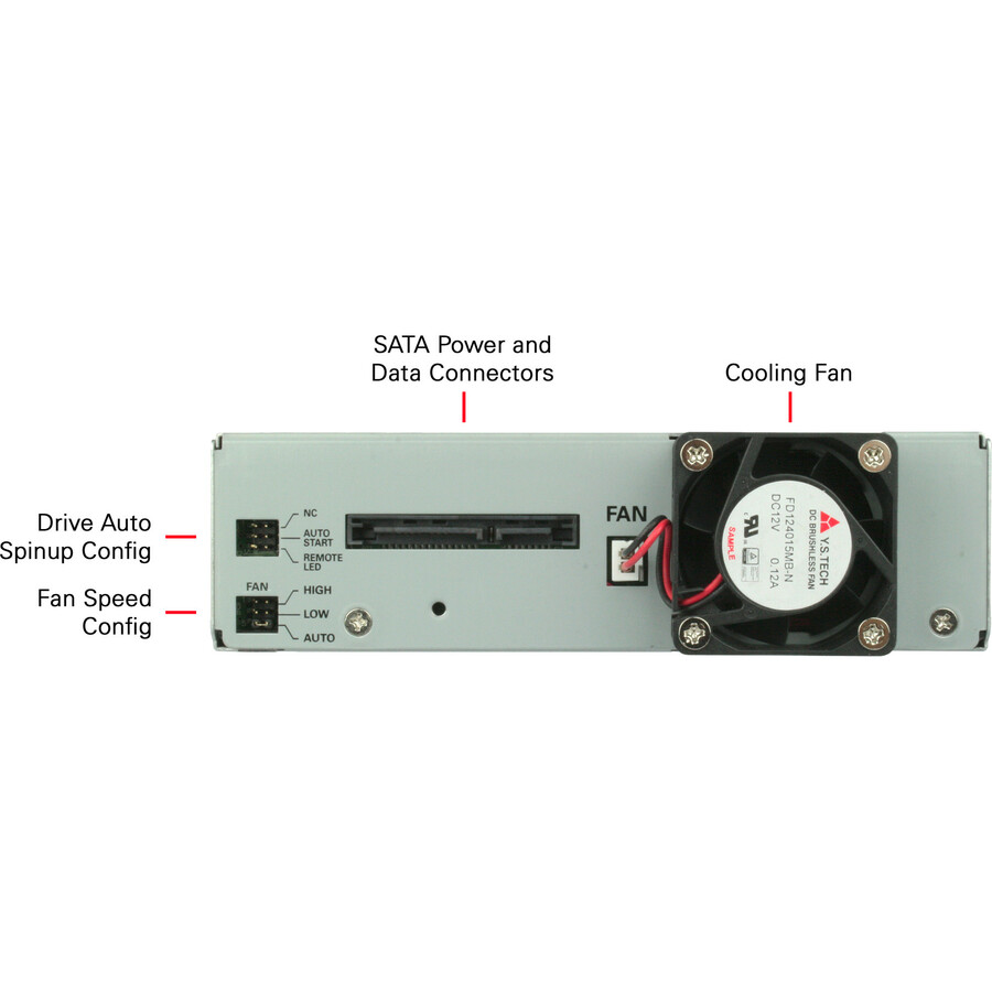 CRU Data Express DX175 Drive Bay Adapter Internal - Black - Image 8