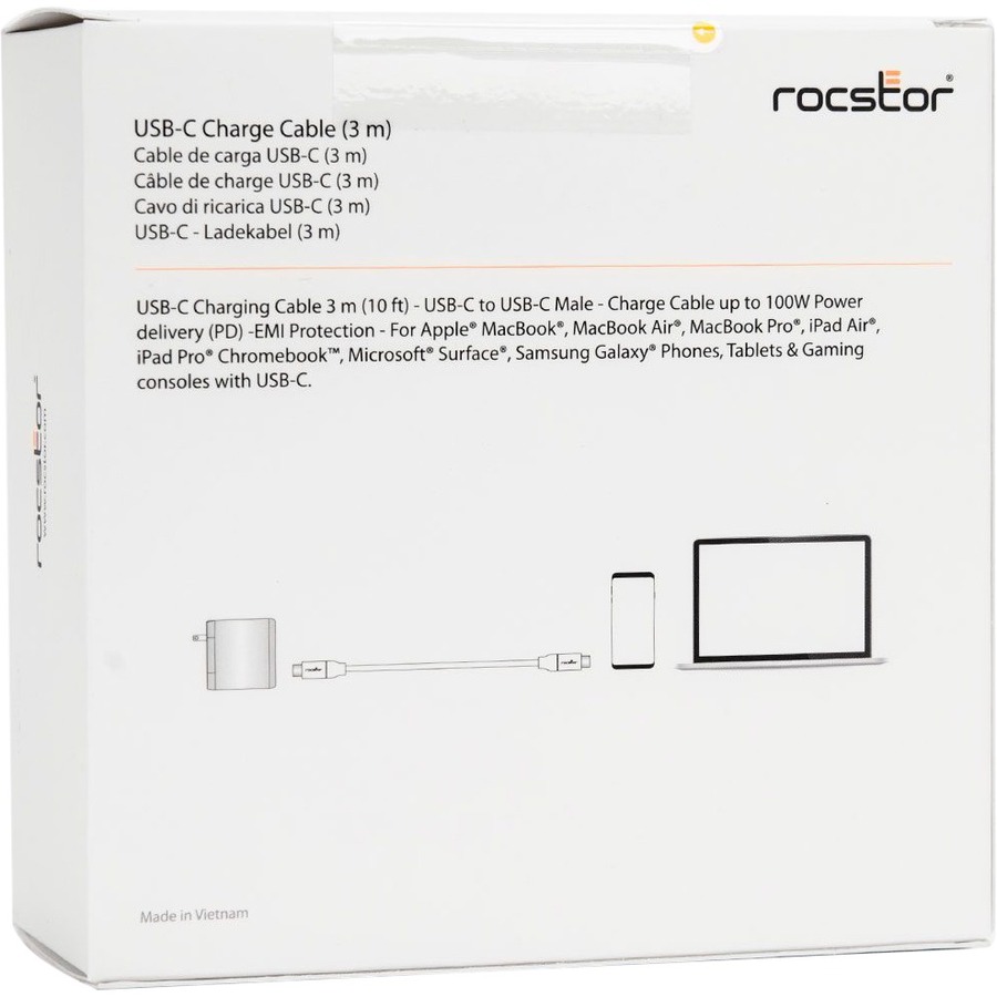 Rocstor Premium USB-C Charging Cable Up to 100W Power Delivery - Image 6