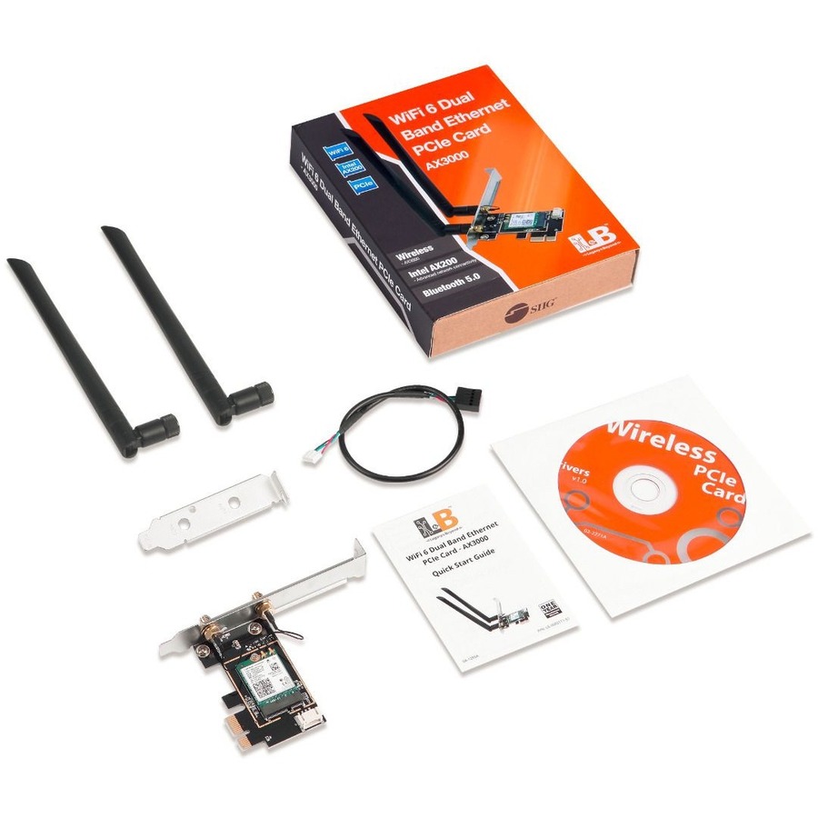 SIIG WiFi 6 Dual Band Ethernet PCIe Card - AX3000 - Image 7