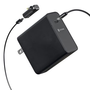 Einova CXX008BK4B.00 Orion 100-Watt Universal Replacement Charger for USB-C and DC-Jack Laptops