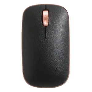 Azio RM-RCM-L-03 Retro Classic Bluetooth Optical Ergonomic Computer Mouse with Ambidextrous Design, 3 Buttons, 3000 DPI, 2.4G RF-USB, for Mac and PC, Artisan