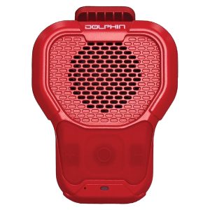 Dolphin Audio CLP-10RED CLP-10 Portable Wearable Waterproof Bluetooth Speaker with Magnetic Clip (Red)