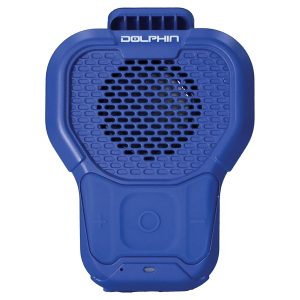 Dolphin Audio CLP-10BLU CLP-10 Portable Wearable Waterproof Bluetooth Speaker with Magnetic Clip (Blue)