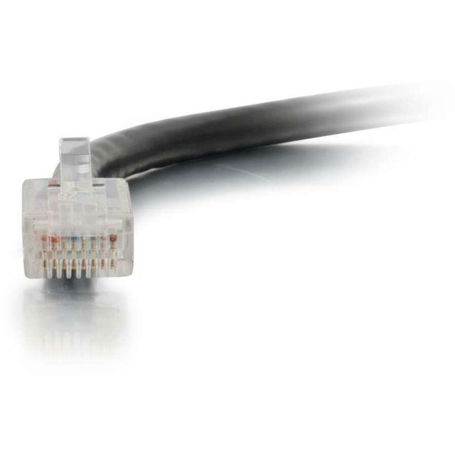 C2G-7ft Cat5e Non-Booted Unshielded (UTP) Network Patch Cable - Black - Image 2