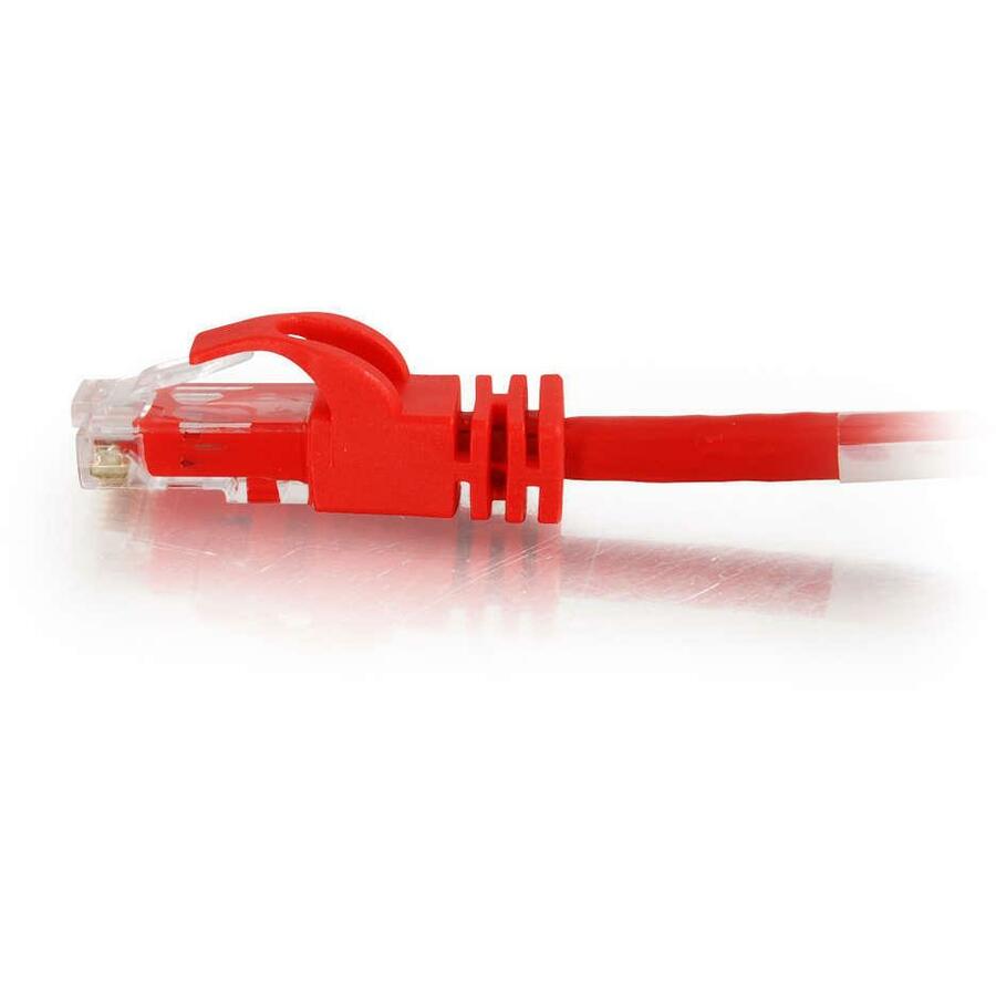 C2G 3ft Cat6 Snagless Unshielded (UTP) Ethernet Cable - Cat6 Network Crossover Cable - Red - Image 3
