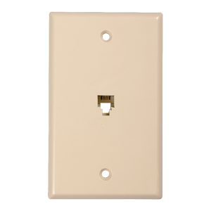 RCA TP247RV TP247R Phone Jack Wall Plate (Ivory)