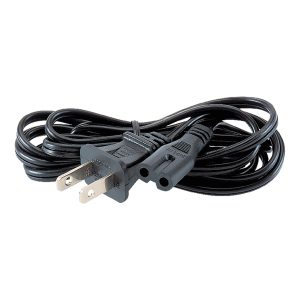 RCA AH1UR Universal 2-Prong Replacement Power Cord, 6 Ft.