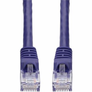AddOn 7ft Purple CAT 6 PVC Ethernet Cable Snagless Bubble Boot RJ-45 M/M