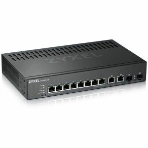 ZYXEL GS2220-10 8-Port Gigabit L2+ Managed and Nebula Pro Cloud Managed Switch with 2 SFP Uplinks