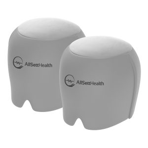 AllSett Health ASH08791479-GR-2pk Cold Gel Ice Head Wrap Hat for Headache and Migraine Relief, 2 Pack (Gray)