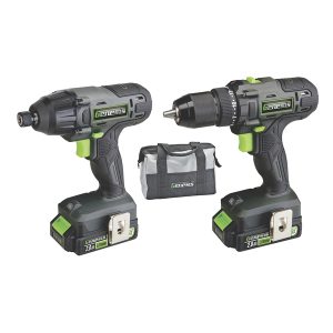 Genesis GL20DIDKB2 20-Volt Cordless Li-Ion 2-Speed Drill Driver/Impact Driver Combo Kit, GL20DIDKB2