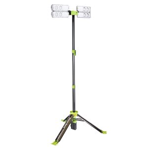 PowerSmith PVLR8000A Voyager 8,000-Lumen LED 4-Light Tripod-Mounted Rechargeable Portable Work Light
